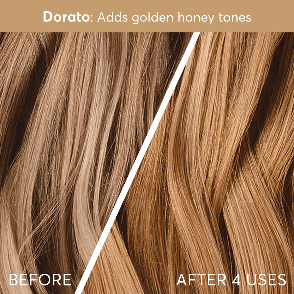 Madison Reed Color Therapy Dorato argan oil boost adds shine and softness.