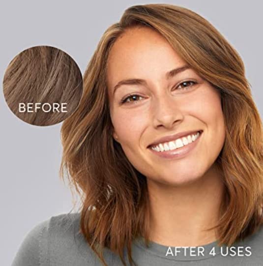 Madison Reed Color Therapy Dorato color deposit action captures temporary hue updates.