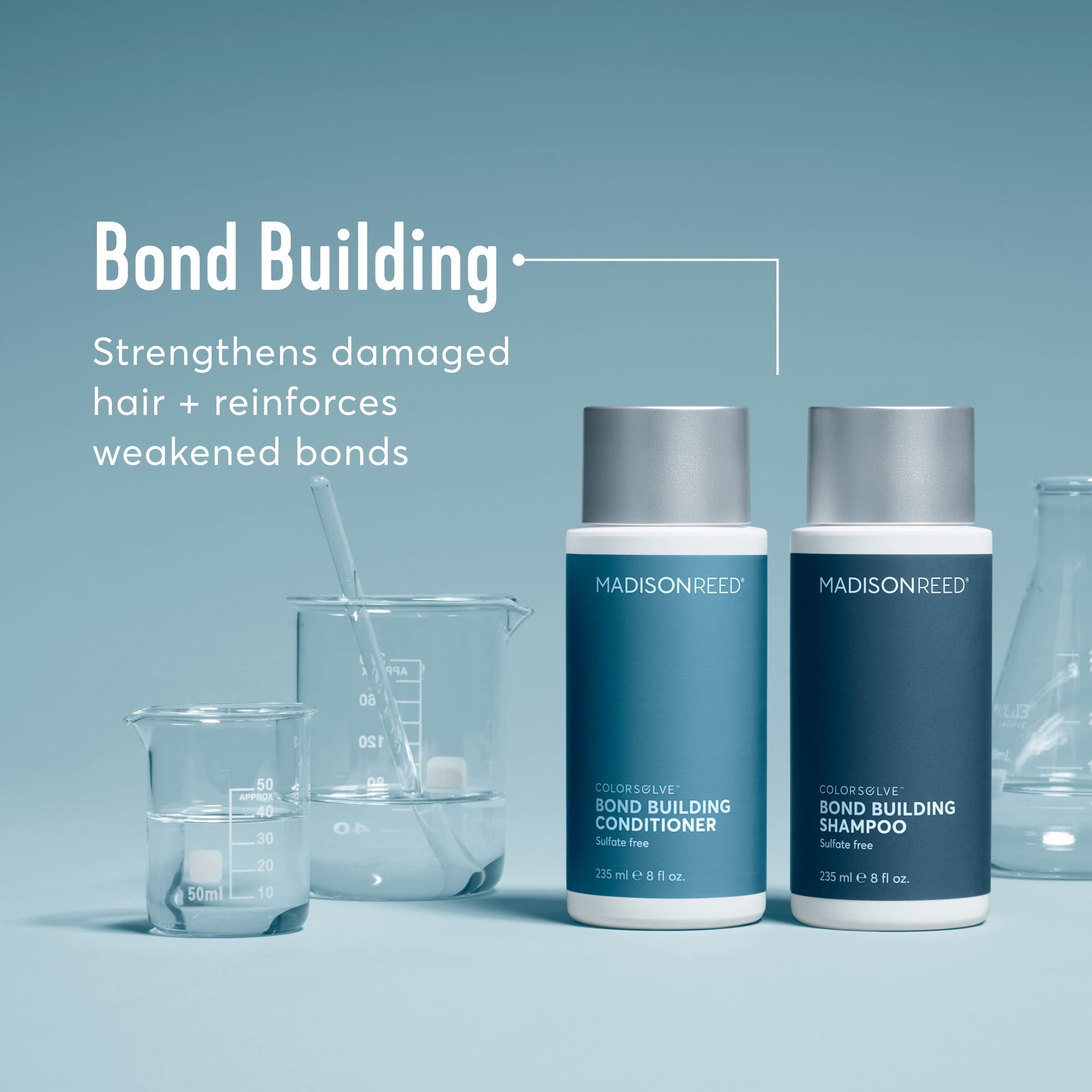 Madison Reed ColorSolve rinse action reveals healthy shine after use.