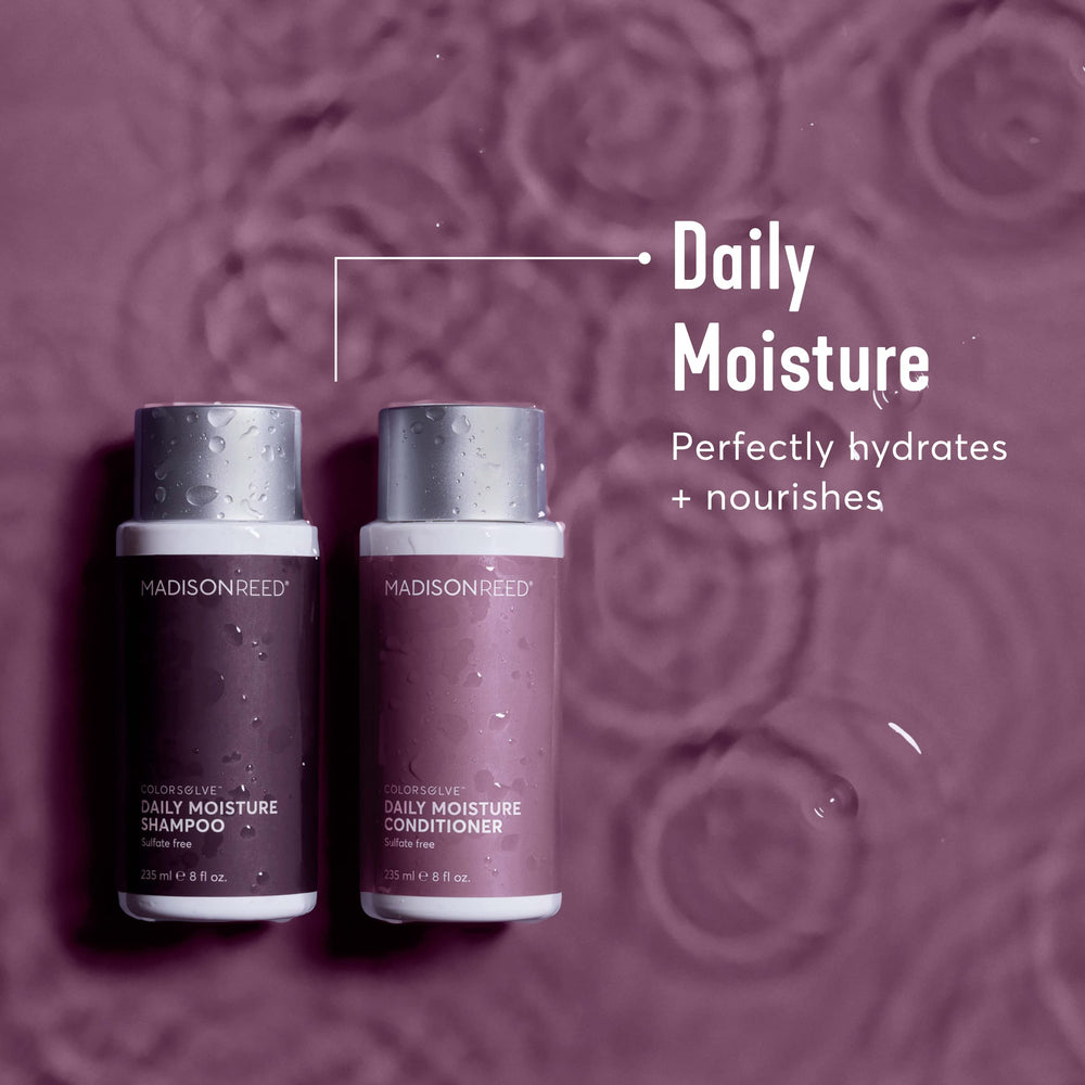 Versatile care for straight, wavy, or curly hair in daily routine image.
