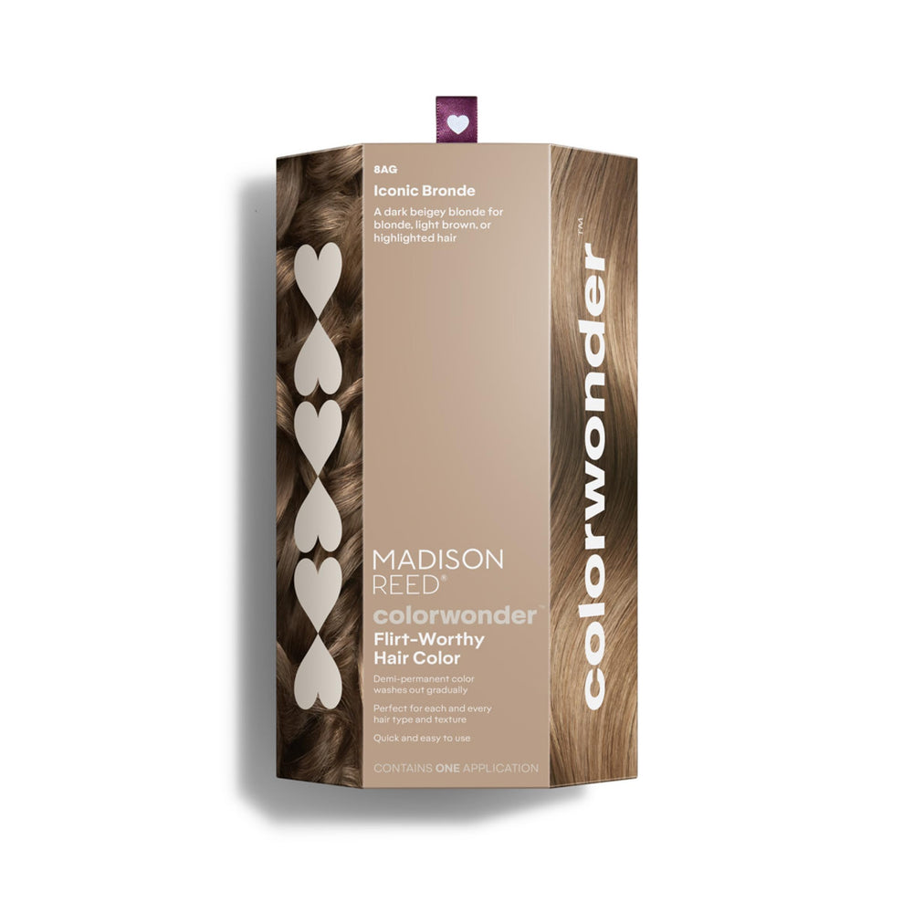 Madison Reed colorwonder bronde bottle pour for precise at-home color application.
