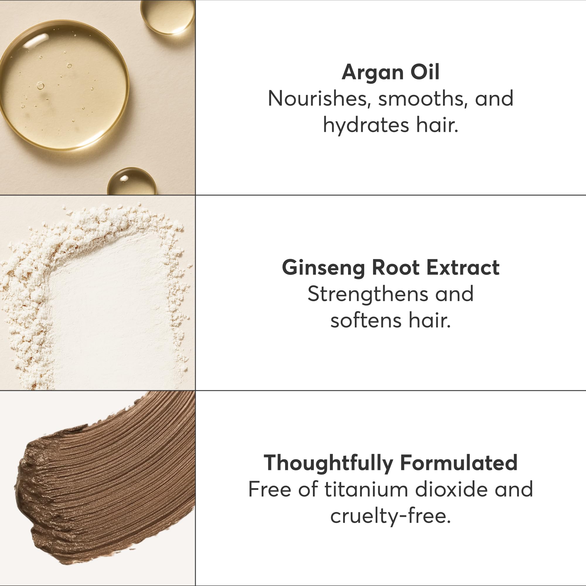 Madison Reed Gray Escape ginseng extract adds conditioning shine.