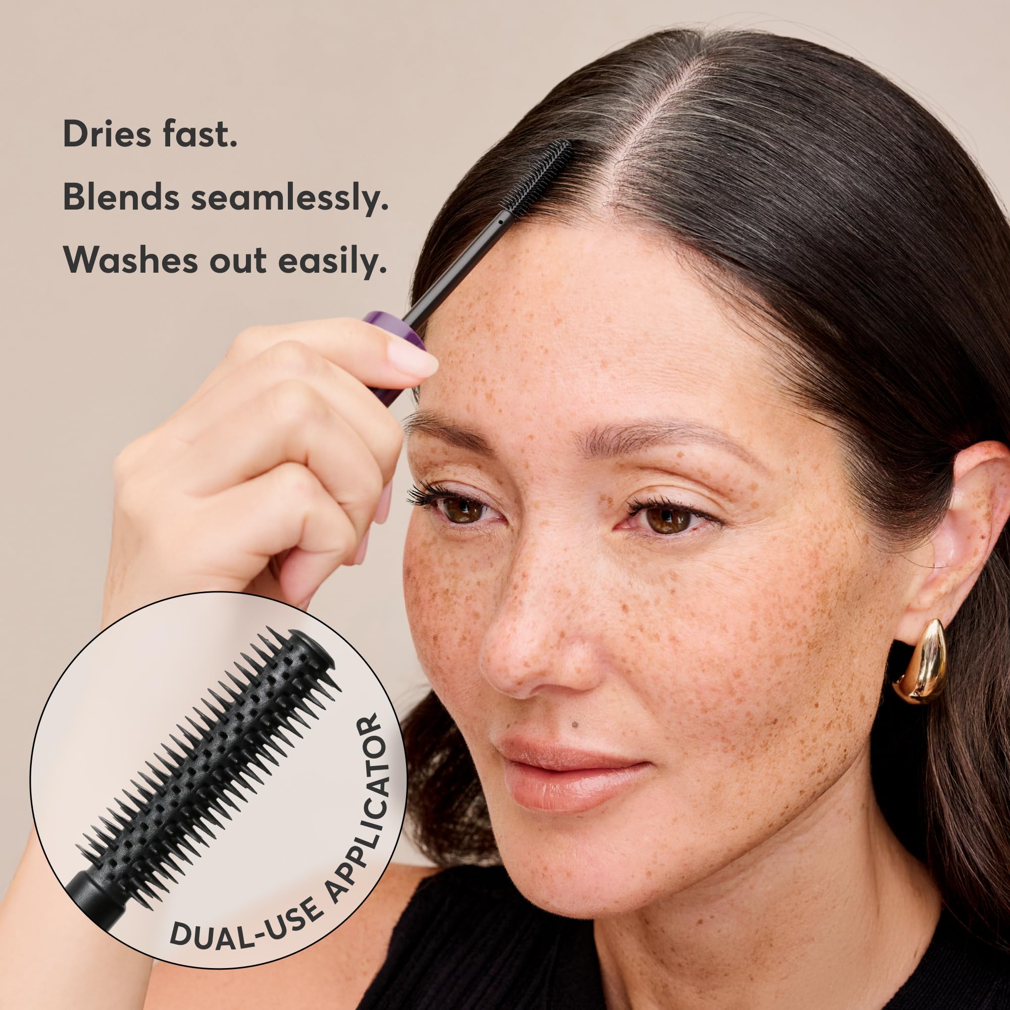 Madison Reed Gray Escape precision brush for brows delivers accurate, defined shaping.
