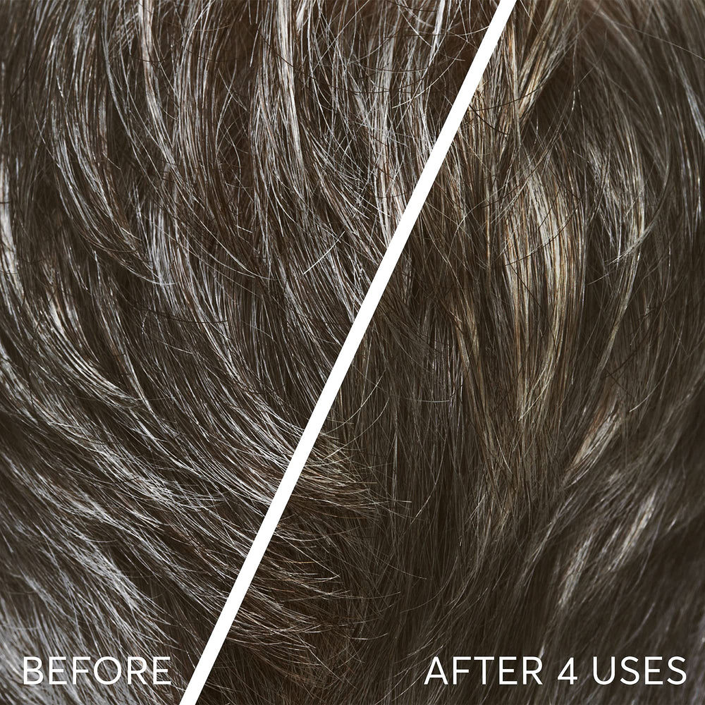 Madison Reed Mr. Hair Color Light Brown shampoo cleanses and preserves color.