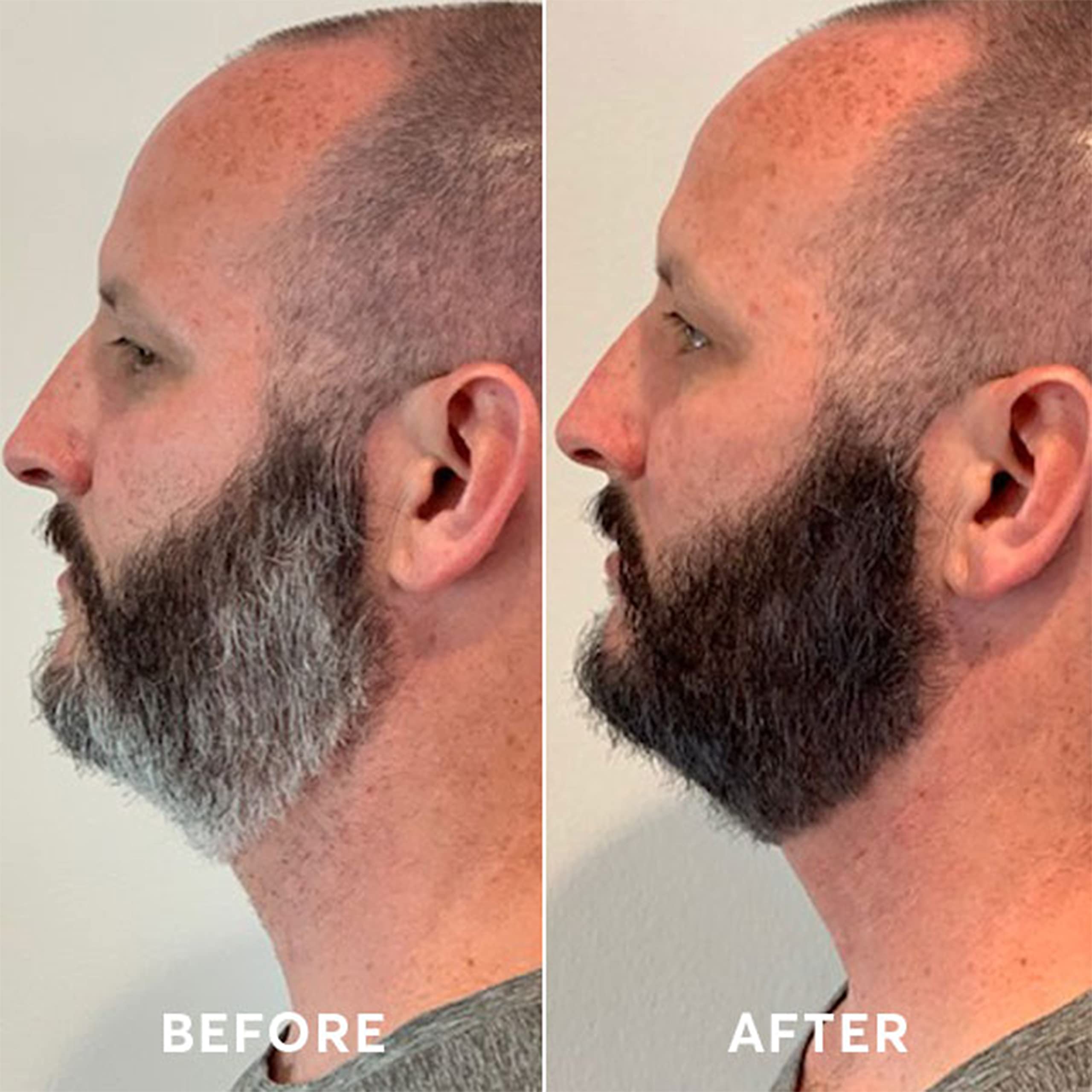 Madison Reed Mr. Hair Color for Men applying dye to dry hair step shown.