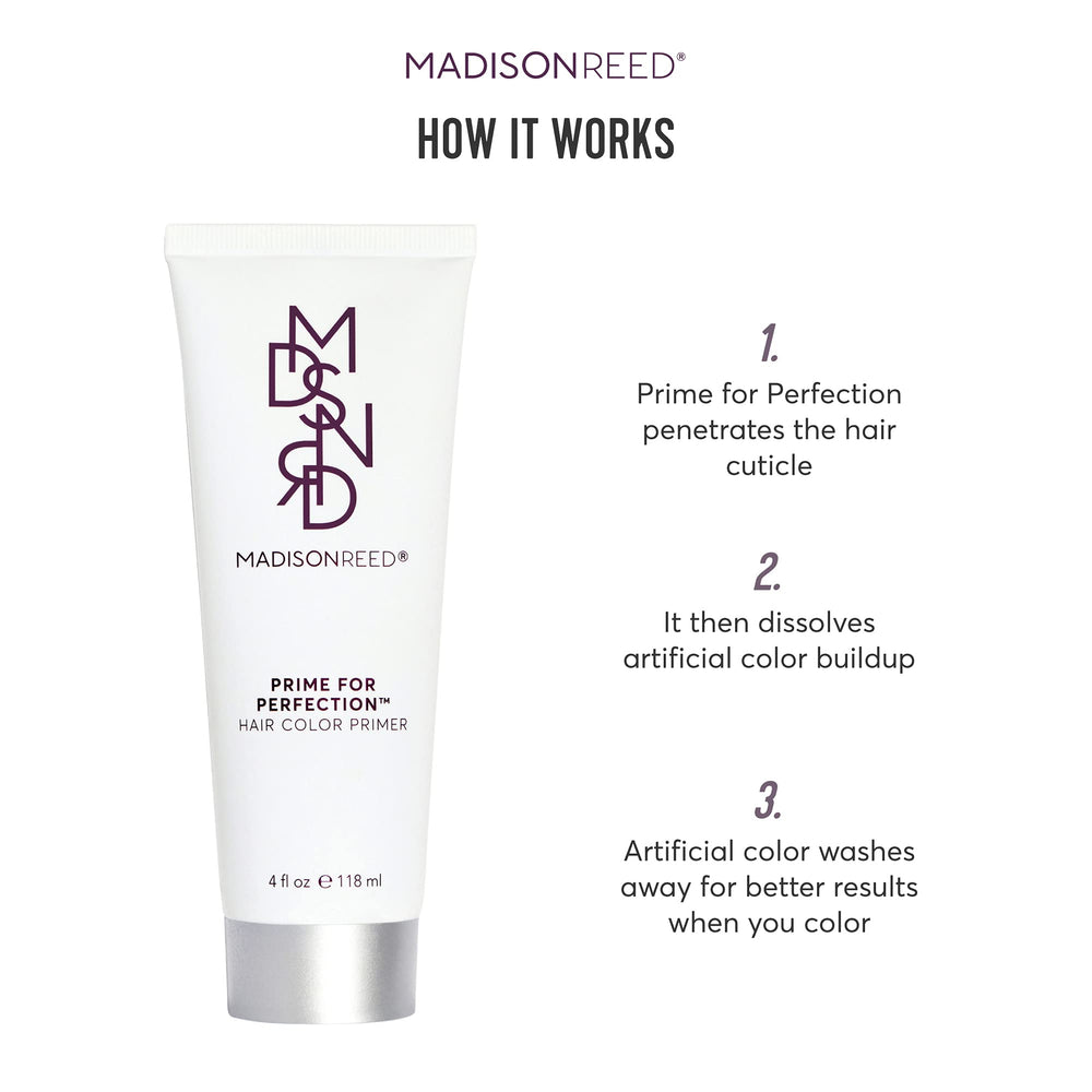 Madison Reed Prime for Perfection — base lisse prête à recevoir la couleur.