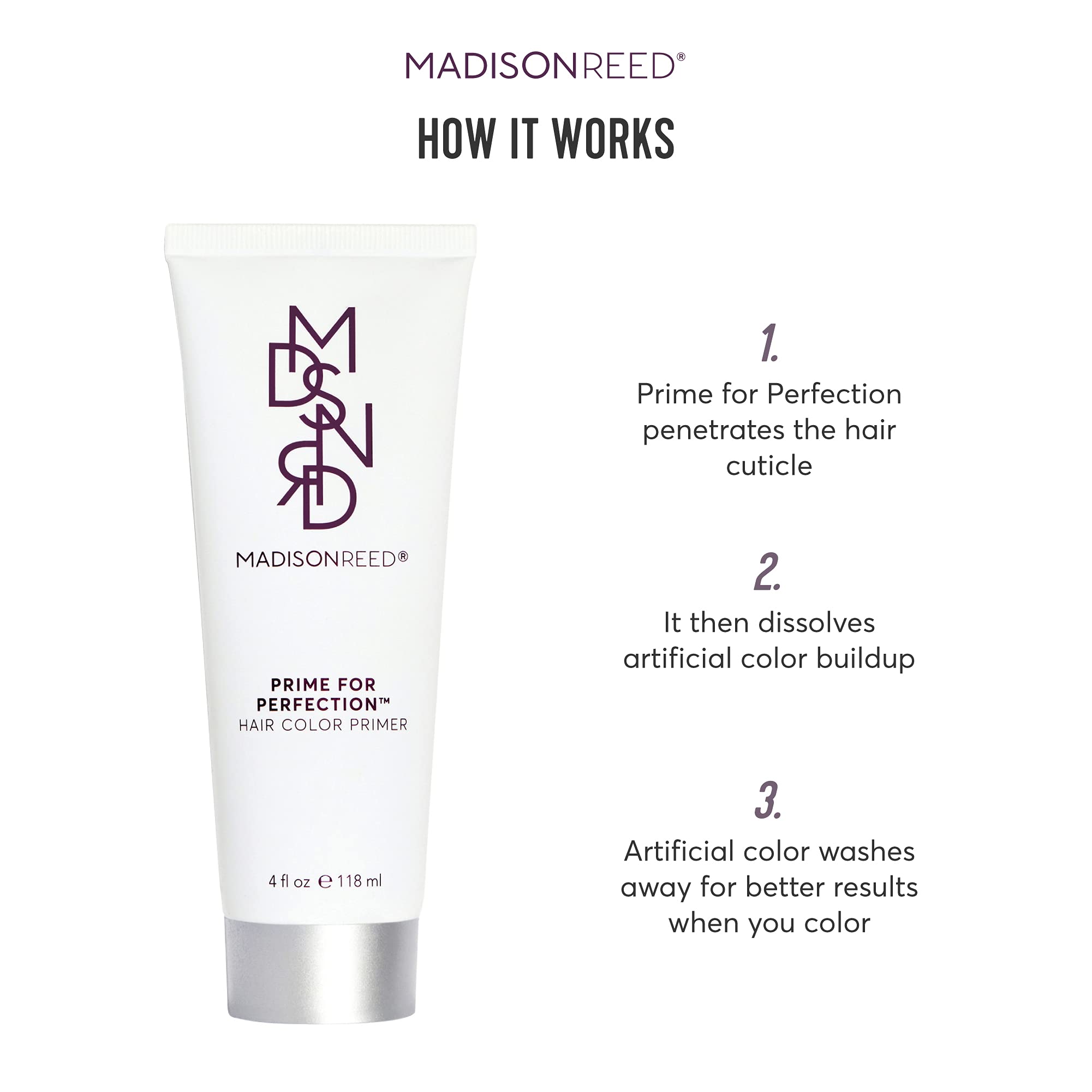 Madison Reed Prime for Perfection — base lisse prête à recevoir la couleur.