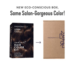 Madison Reed Radiant Barletta Brown color swatches illustrate shade depth and gray blending.