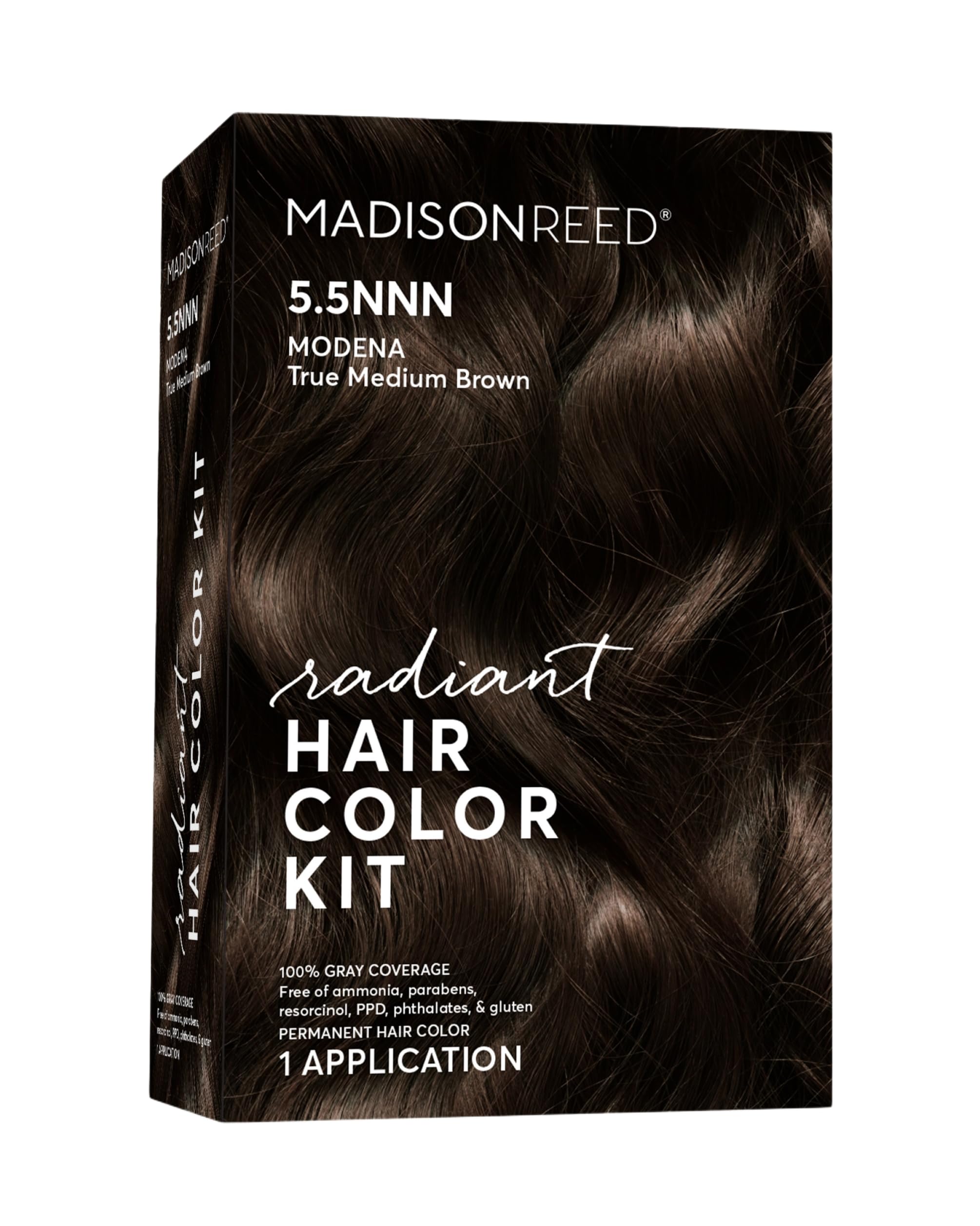 Madison Reed Radiant color cream Modena Brown for even gray coverage