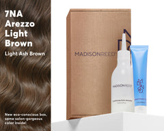 Madison Reed Radiant Color Kit activator bottle enabling even color development.