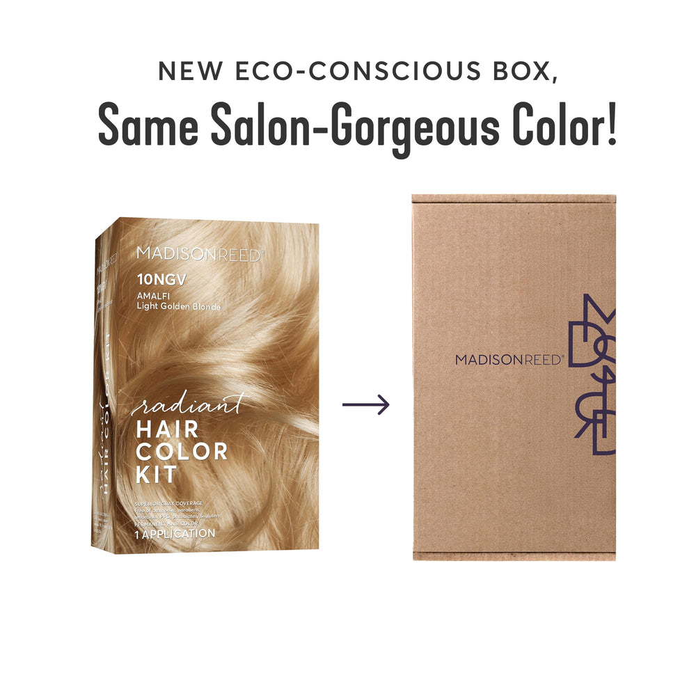 Madison Reed Radiant color kit activator activates color while conditioning hair.