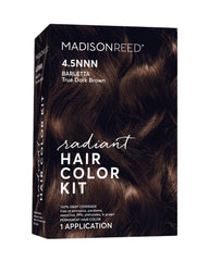 Madison Reed Radiant Color Kit Barletta Brown box with components for at home gray coverage