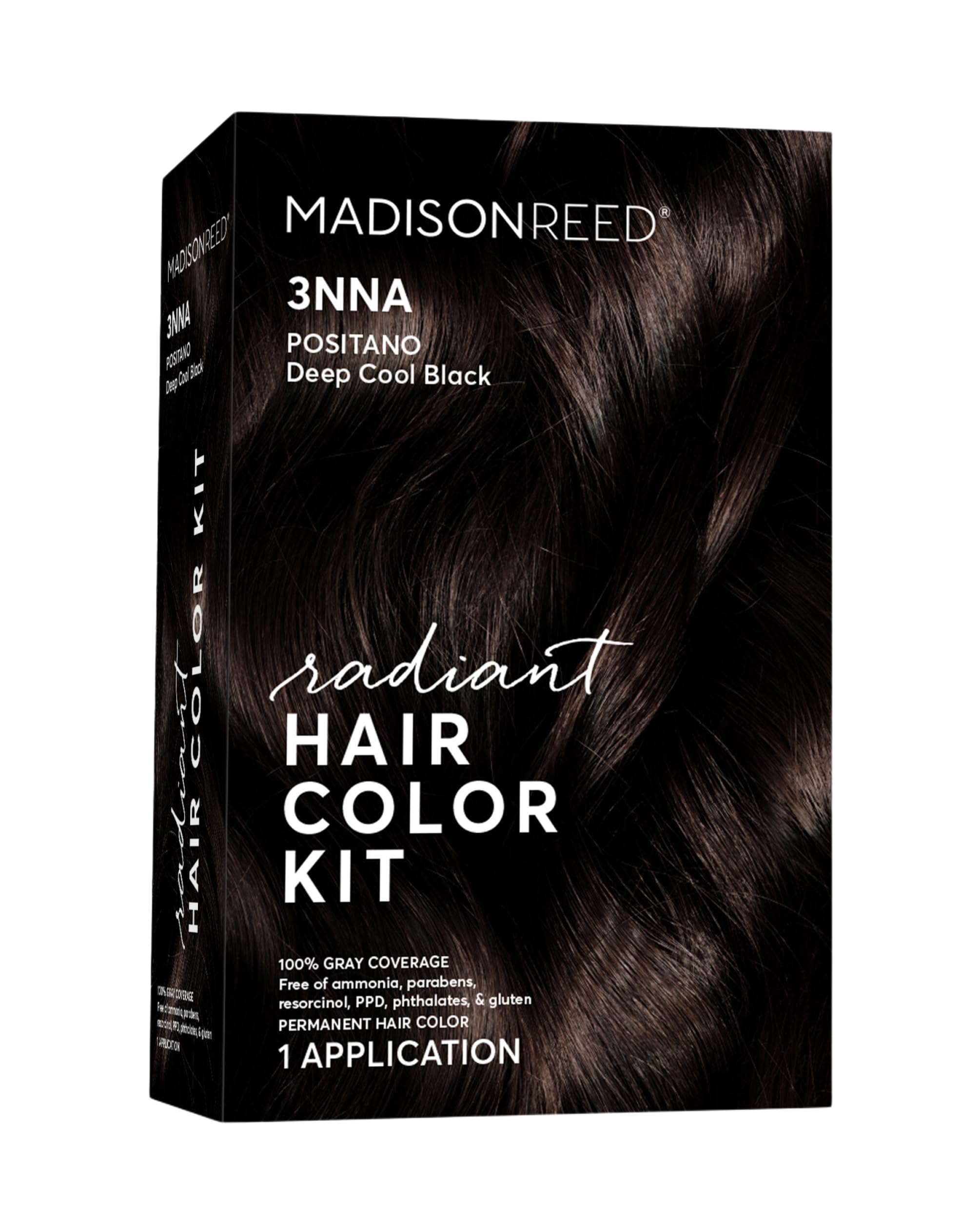 Madison Reed Radiant Color Kit bottle and cream for at-home, even gray blending.