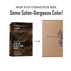 Madison Reed color cream delivering even gray coverage in natural tones