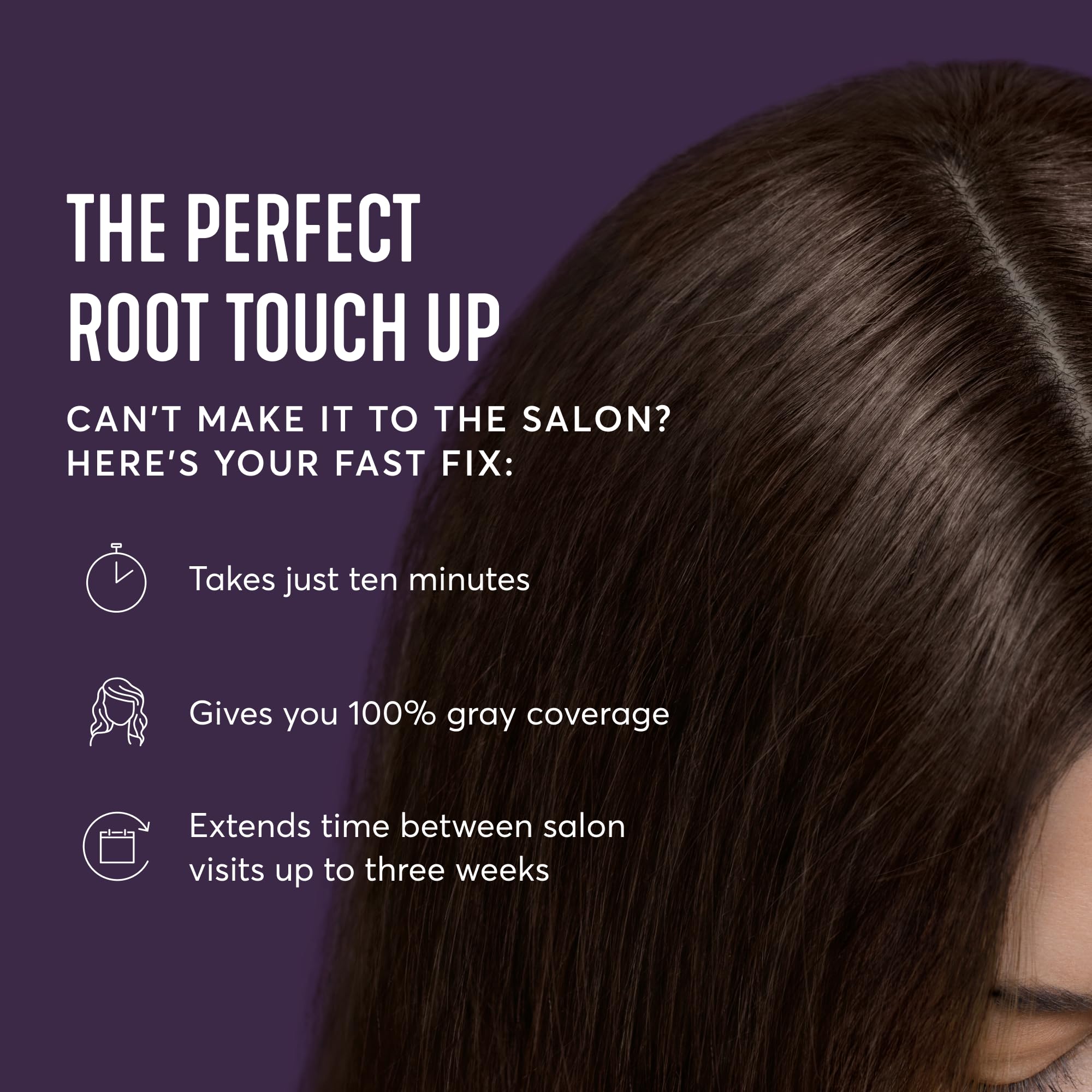 Two-application kit layout for Madison Reed Root Perfection