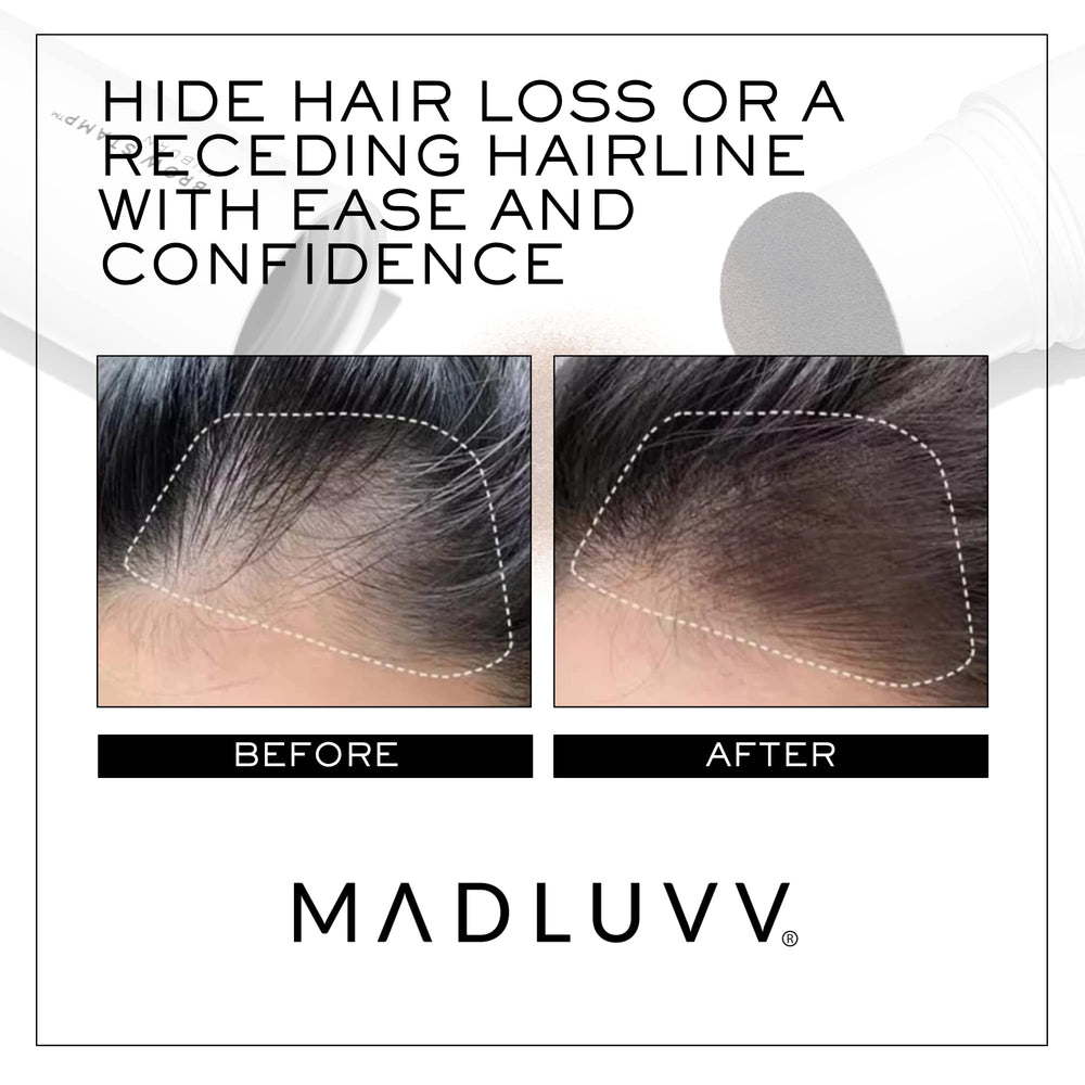 MADLUVV Brow Stamp Color Swatch helps match shade