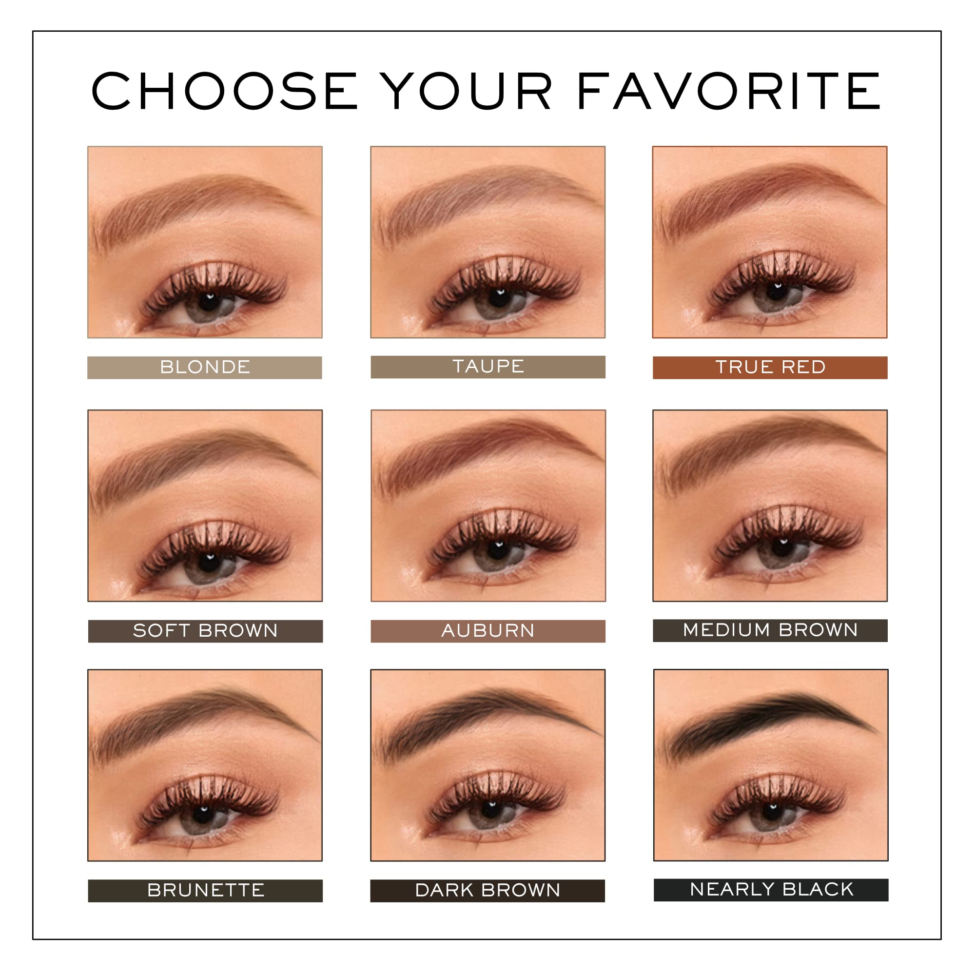 MADLUVV Brow Stamp Matte Finish provides a natural look