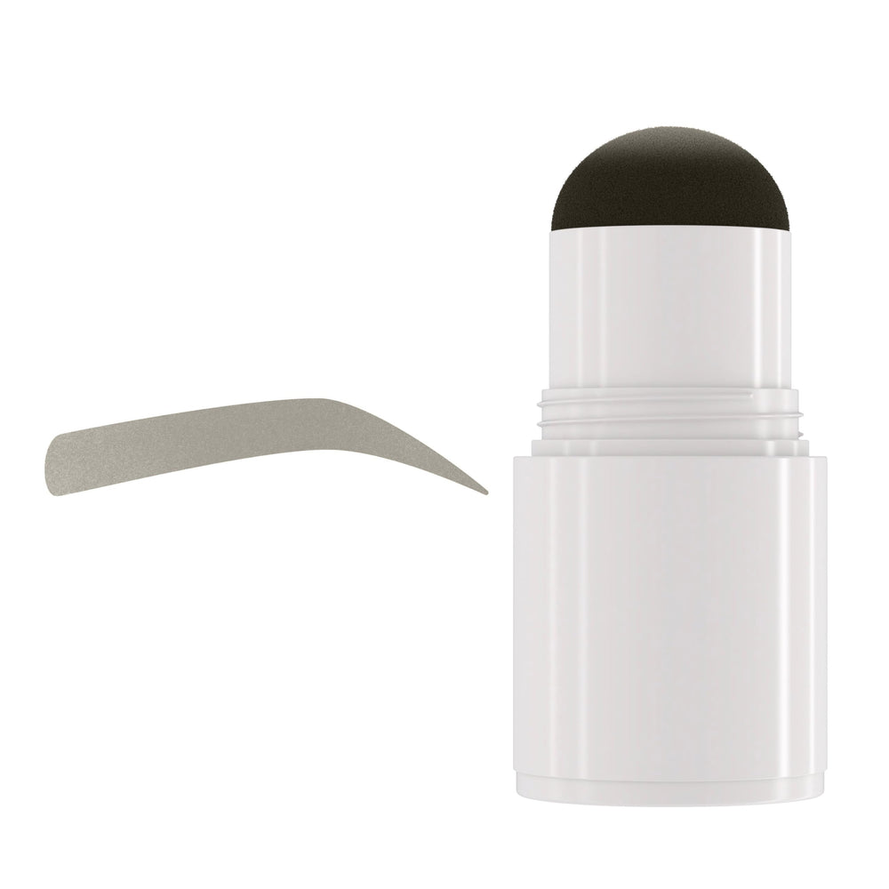 MADLUVV Brow Stamp Refill Light Grey on brows for natural, long-lasting definition.