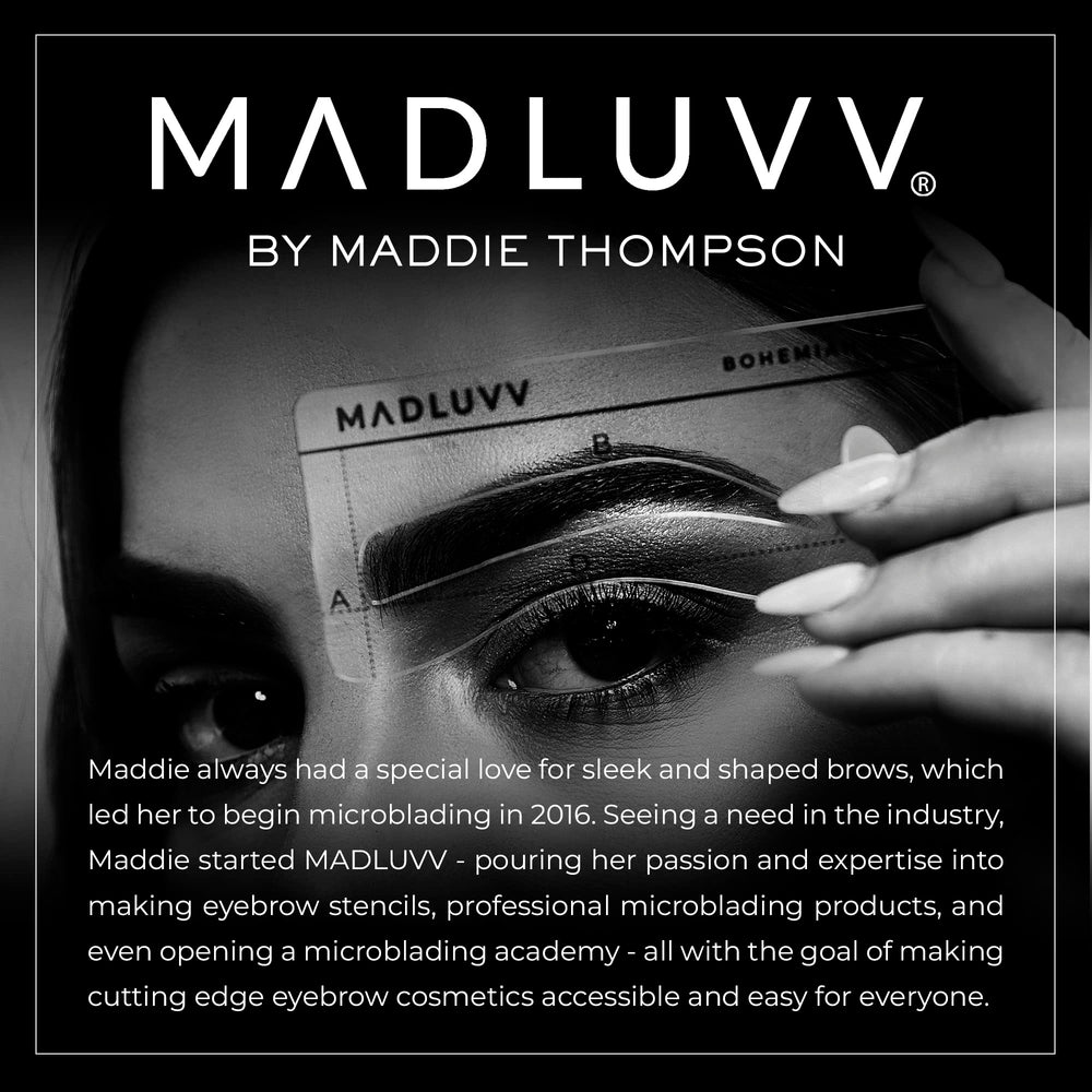 MADLUVV Brow Stamp Waterproof resists sweat and rain