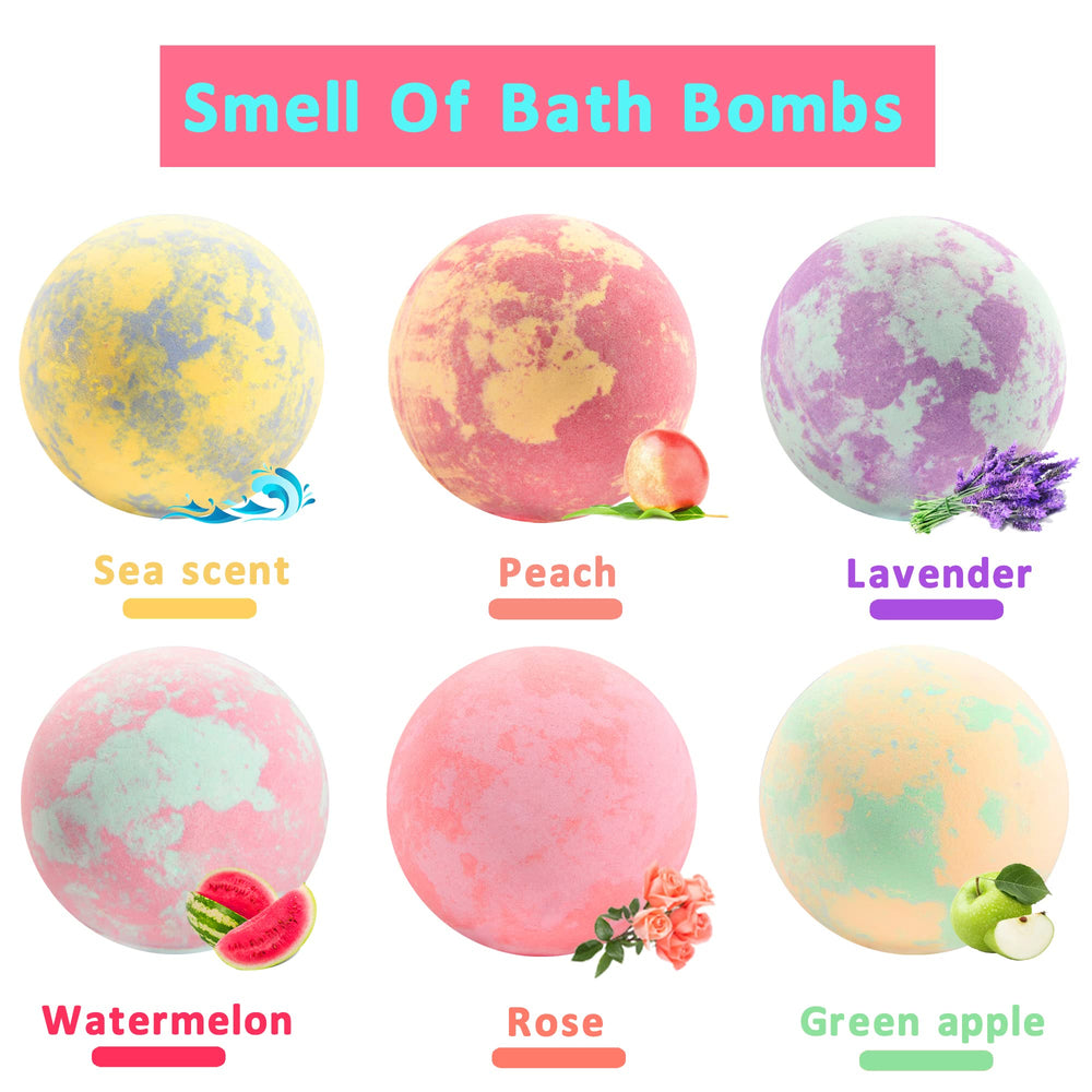 MADO kids bath bombs scented with lavender, watermelon, and rose for gentle play