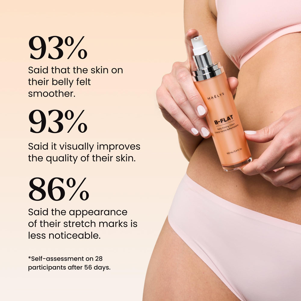 Maëlys B-FLAT after-use belly appears smoother