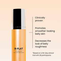 Maëlys B-FLAT cream texture being spread on skin for smoothing