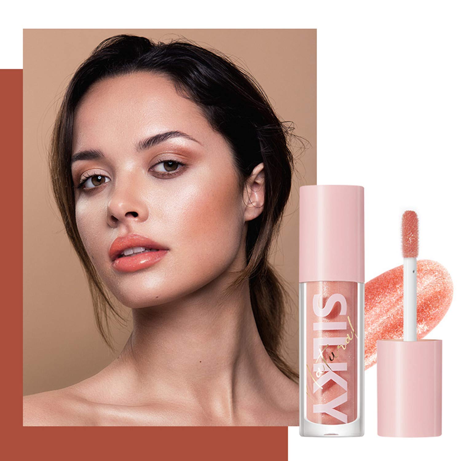 MAEPEOR gloss swatches gold showcase shimmering texture for special occasions