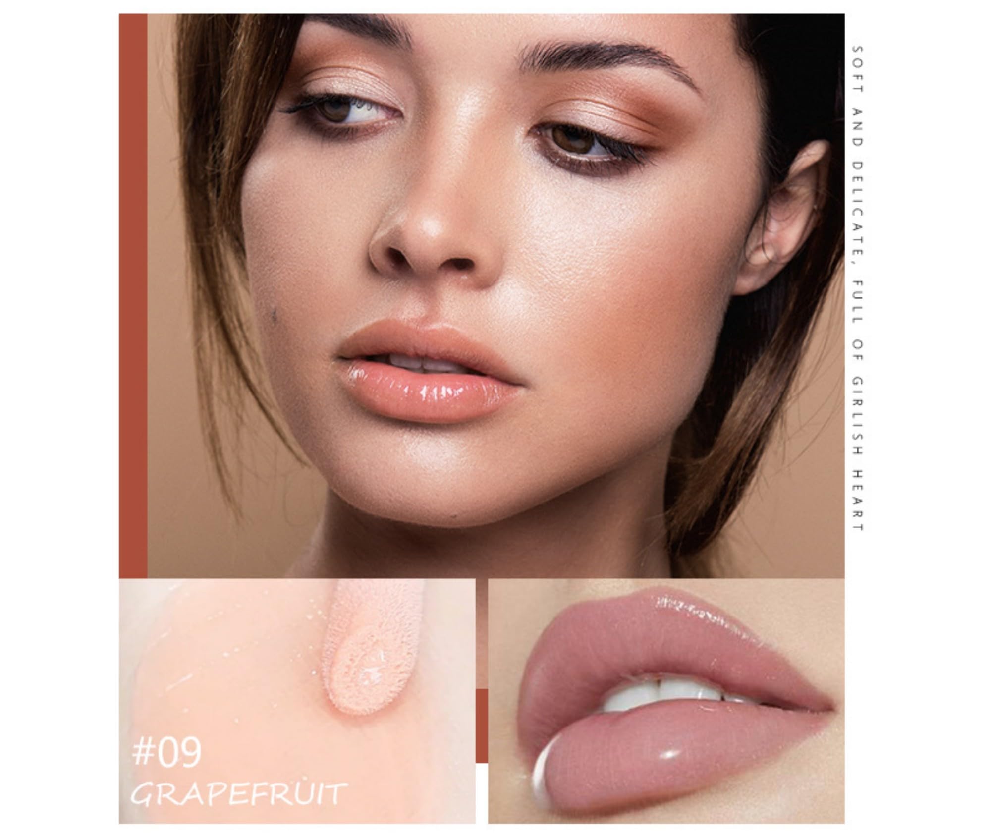 MAEPEOR gloss swatches pink offer soft, glossy finish for day wear