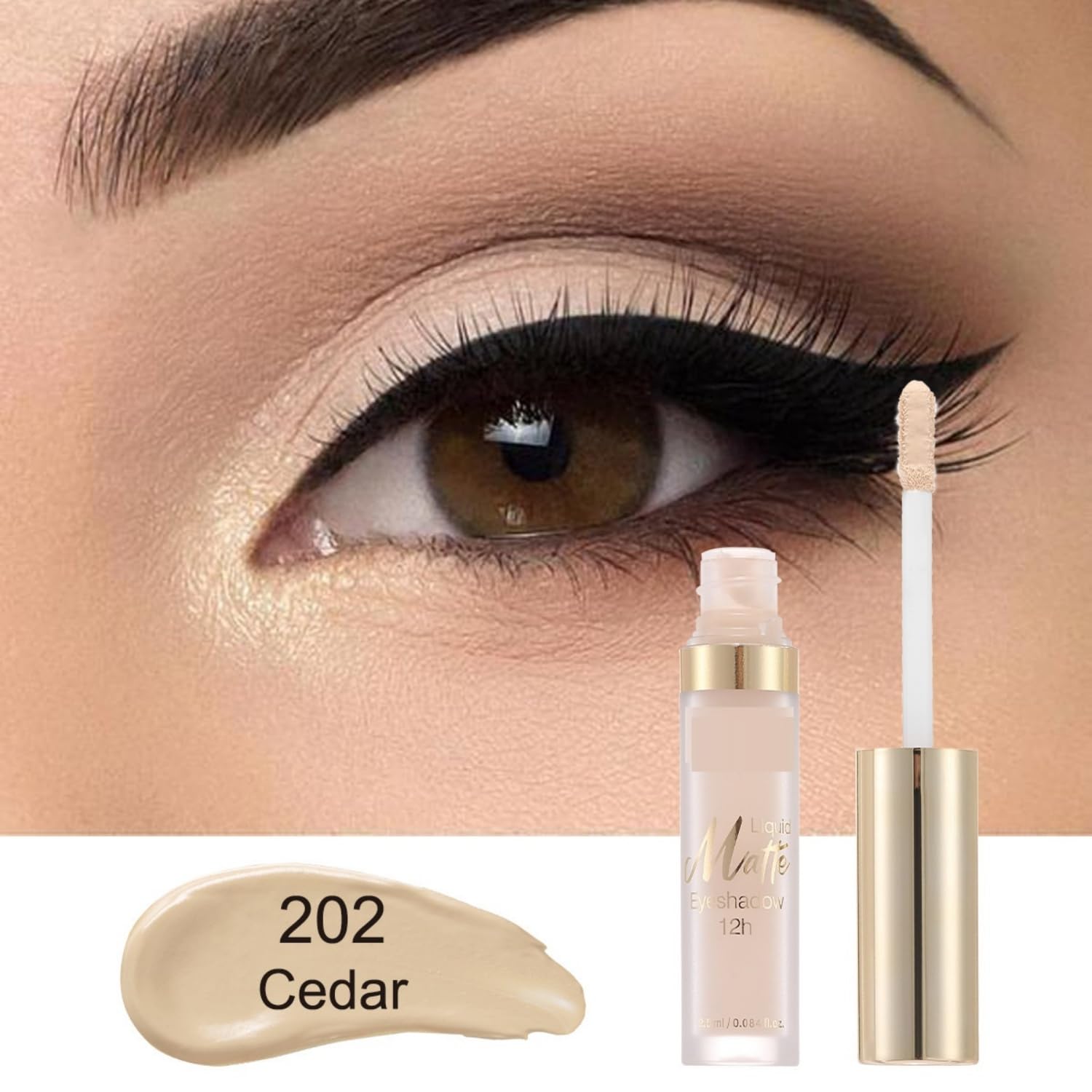 MAEPEOR Cedar P02 application closeup highlights smooth, crease-free texture