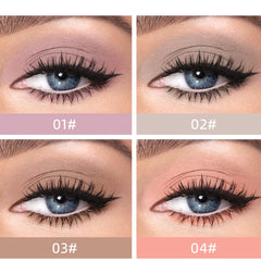 MAEPEOR waterproof matte liquid eyeshadow swatch demonstrates long-lasting wear