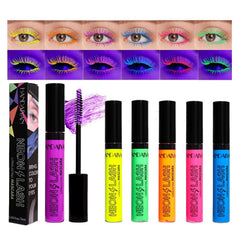 MAEPEOR Neon Mascara green pigment for vibrant eye looks.