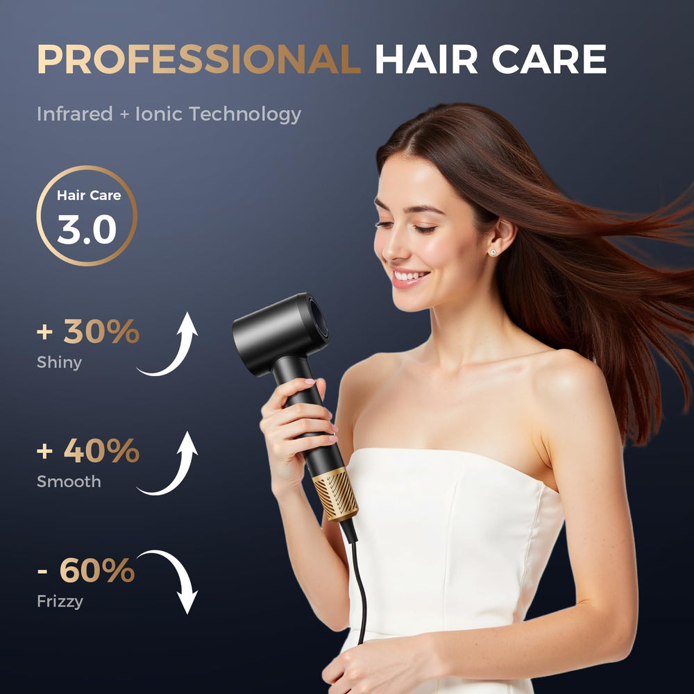 MaeySaey red-light negative ions promote hair smoothness and shine