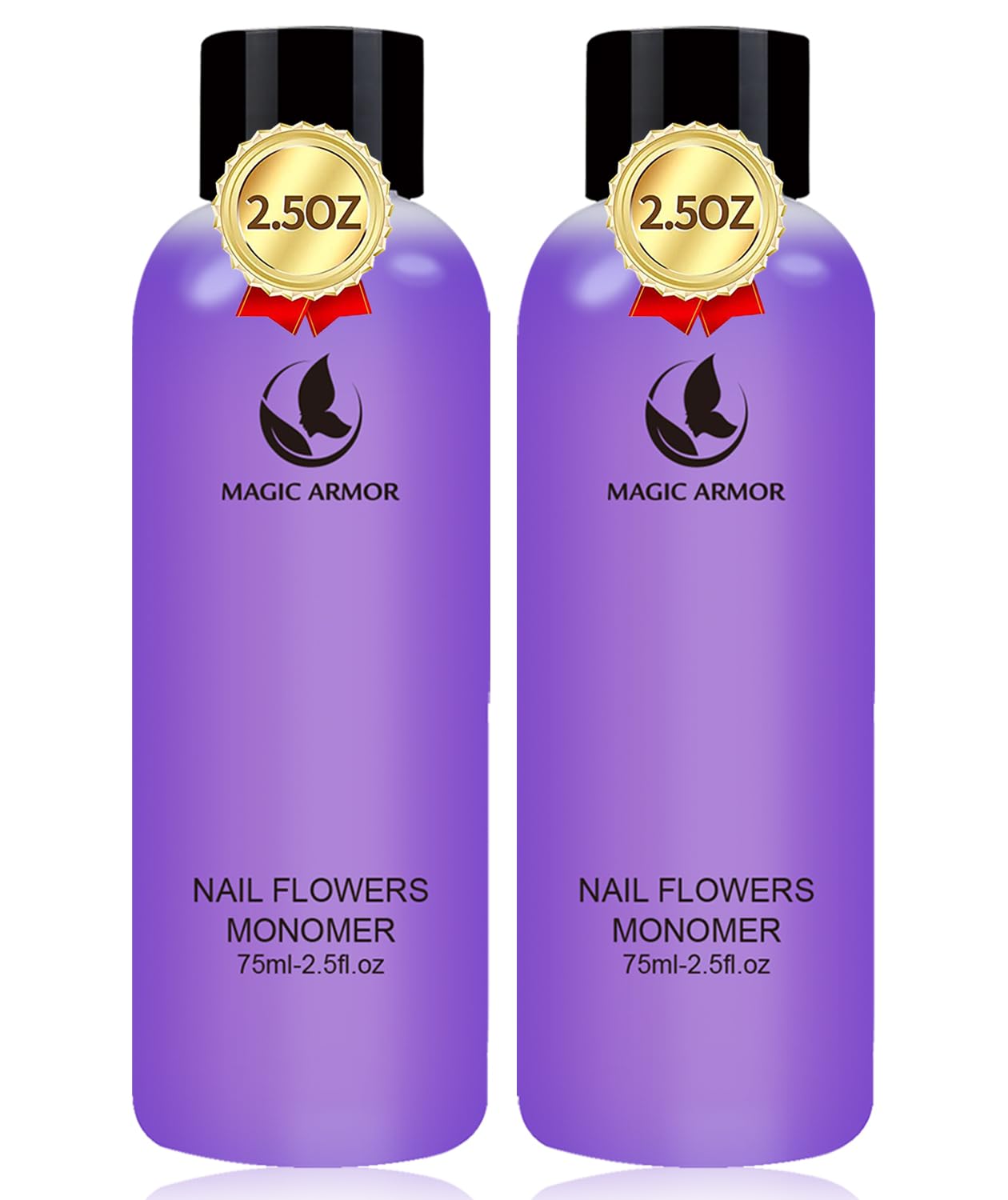 Magic Armor acrylic liquid monomer bottle showing 150 ml capacity for extensions