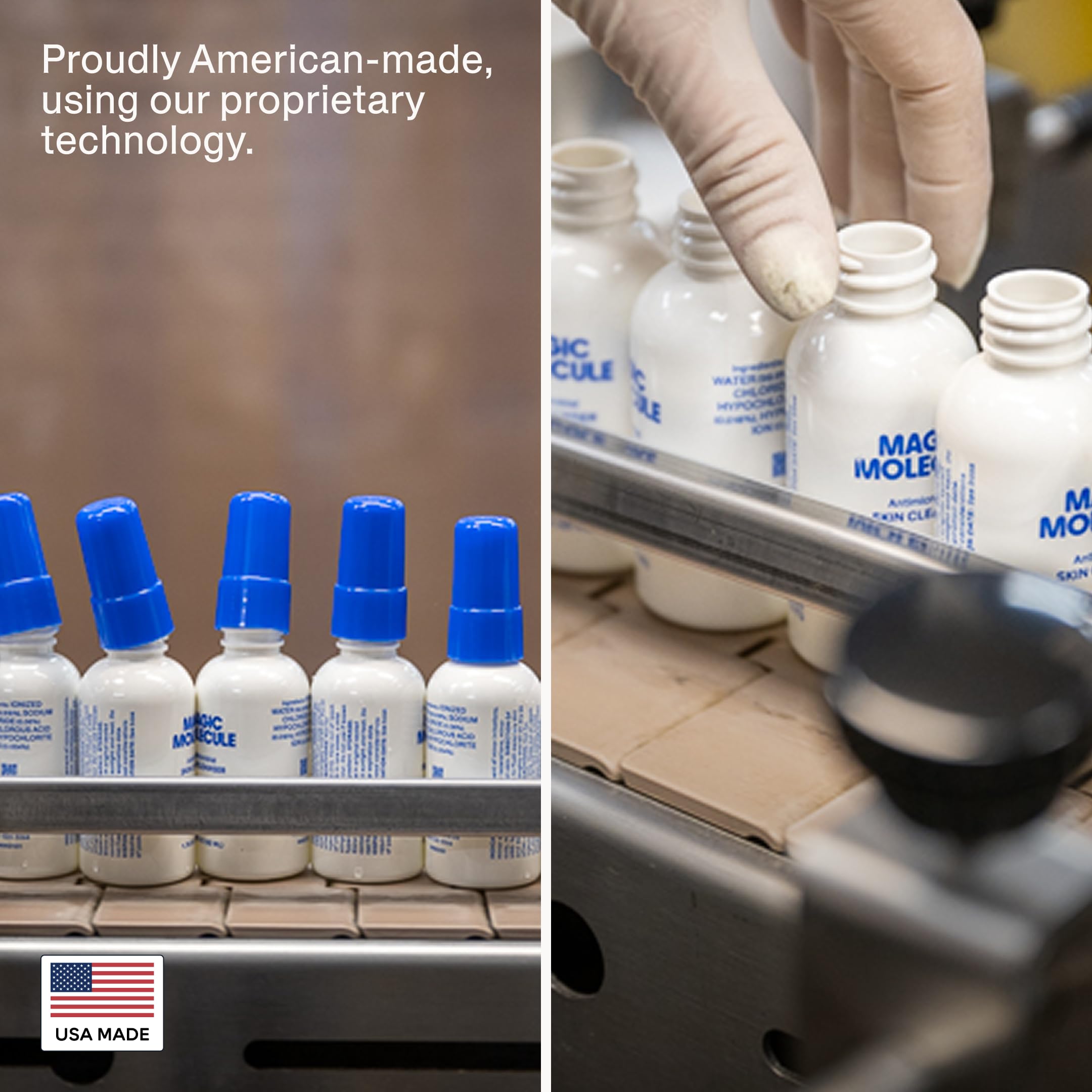 Magic Molecule fragrance-free solution for uninterrupted skincare routine.