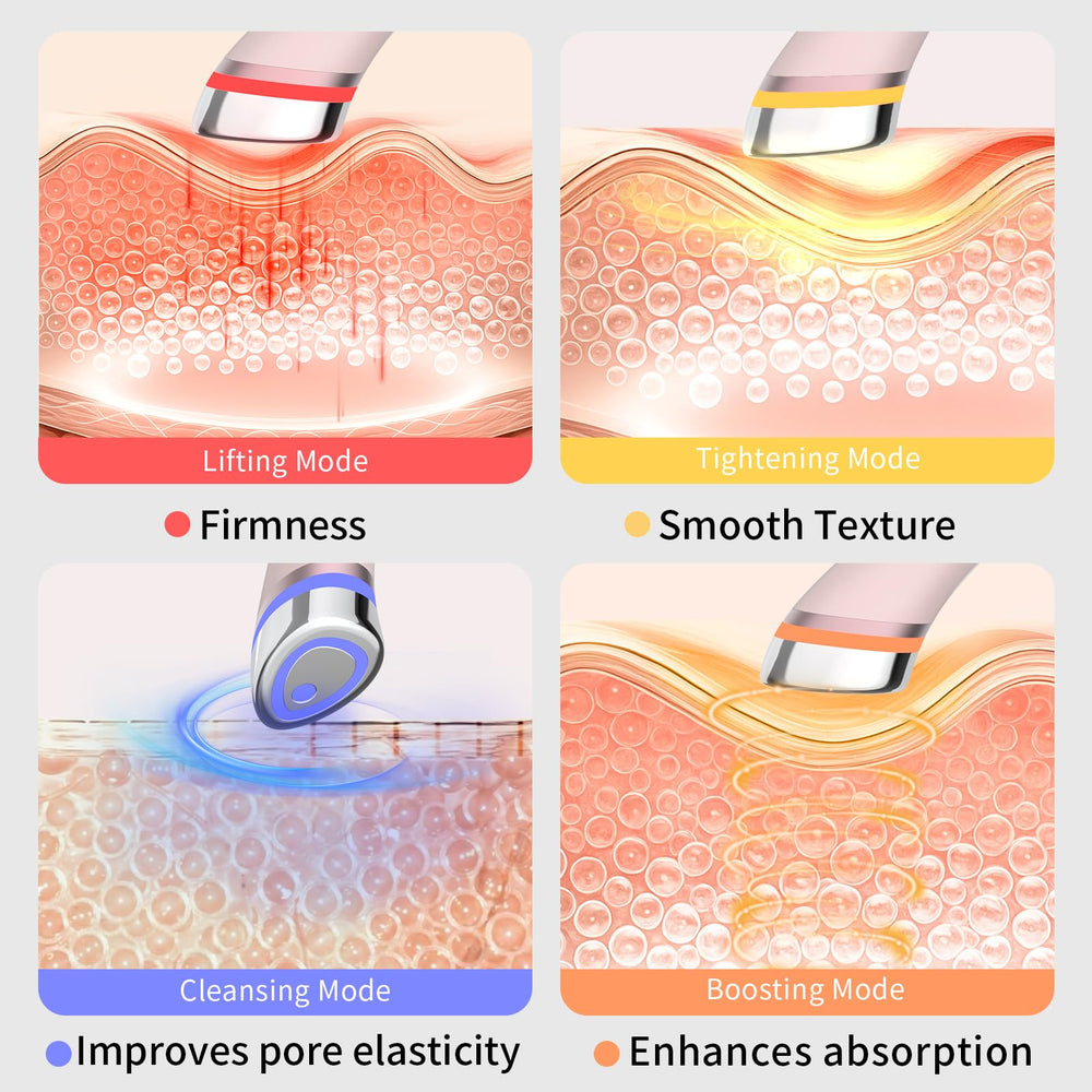 Magivol pink heat therapy detail illustrating gentle warmth during massage.