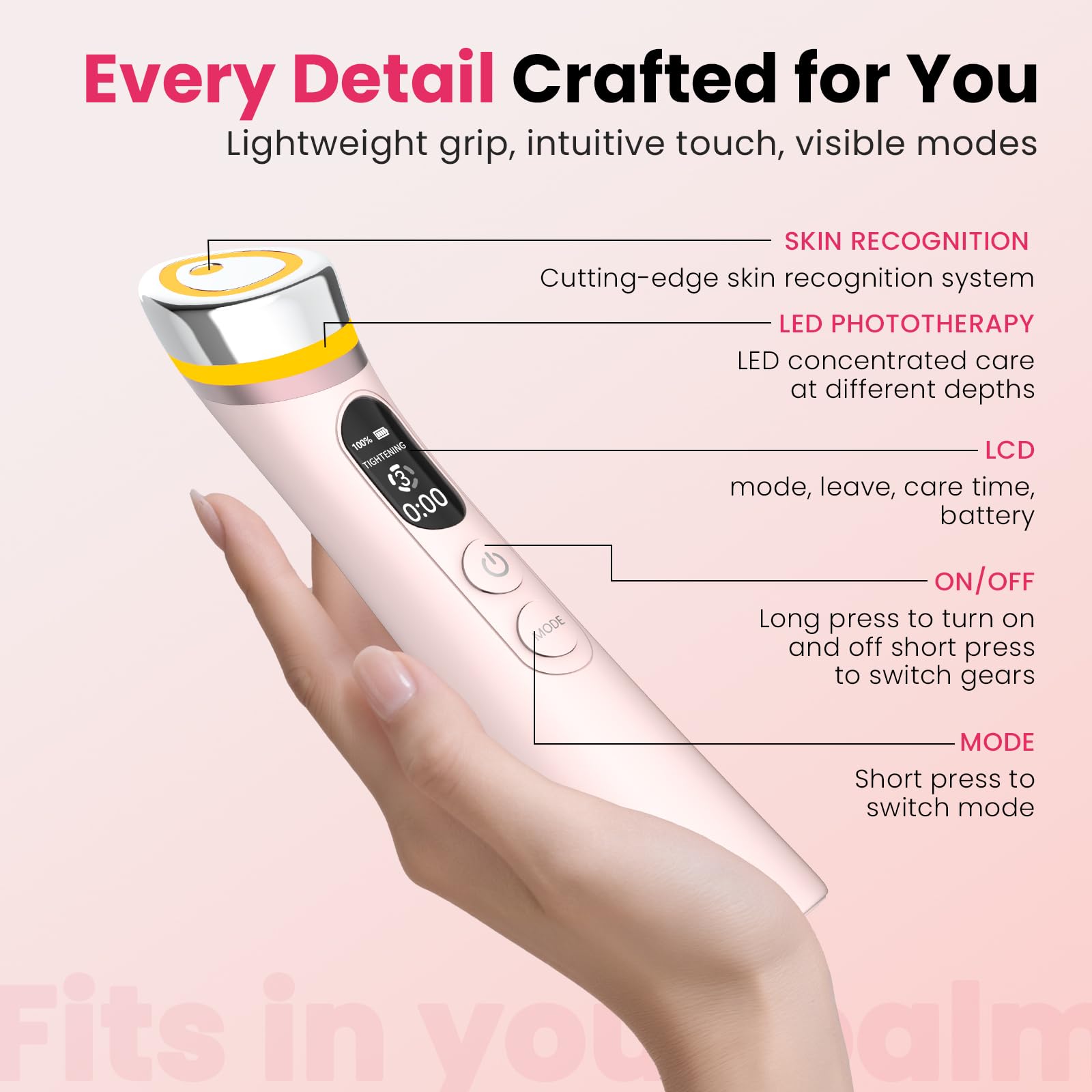 Magivol rechargeable pink battery icon for cordless convenience.
