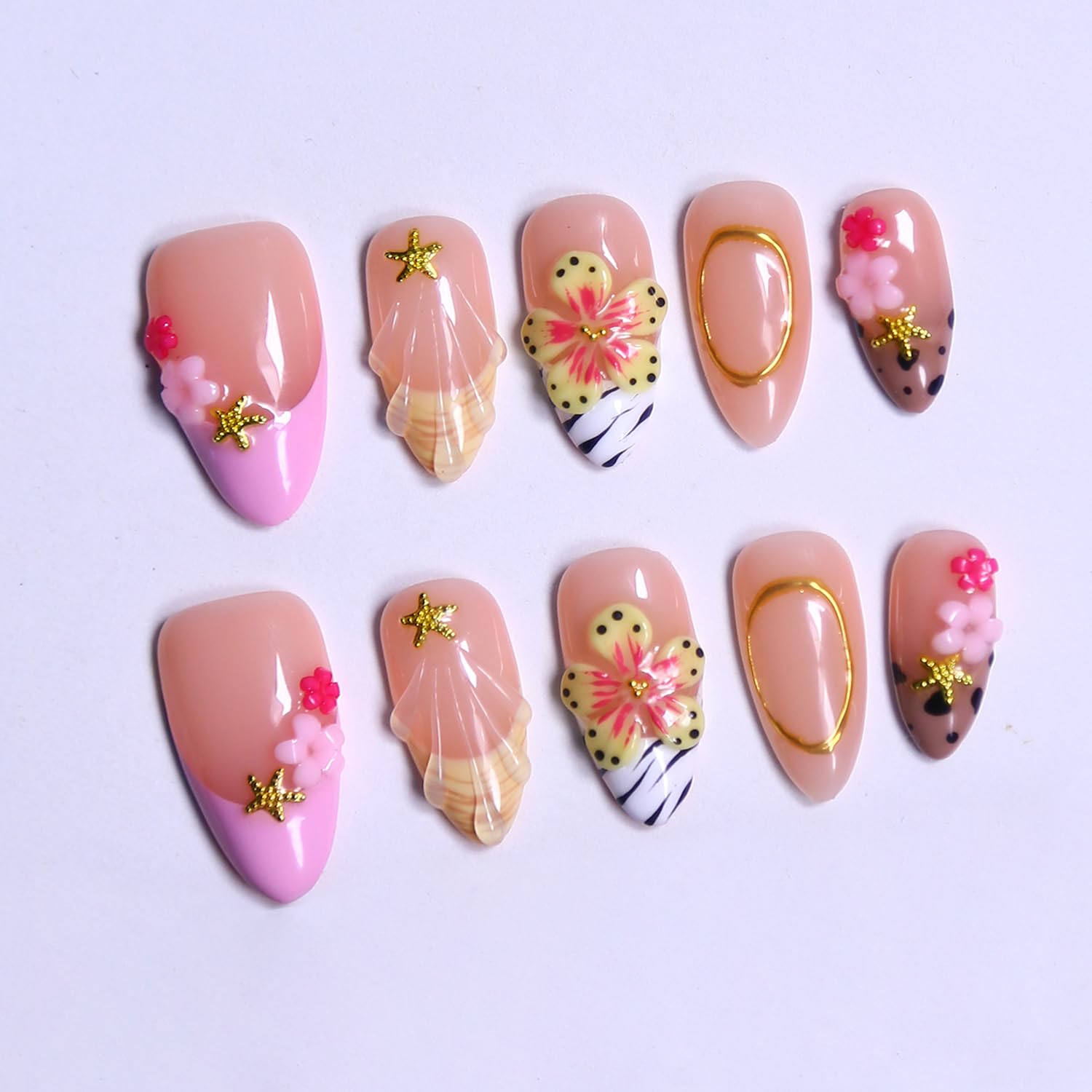 MAGLFELL hand model shows almond nails fitting comfortably and looking natural.