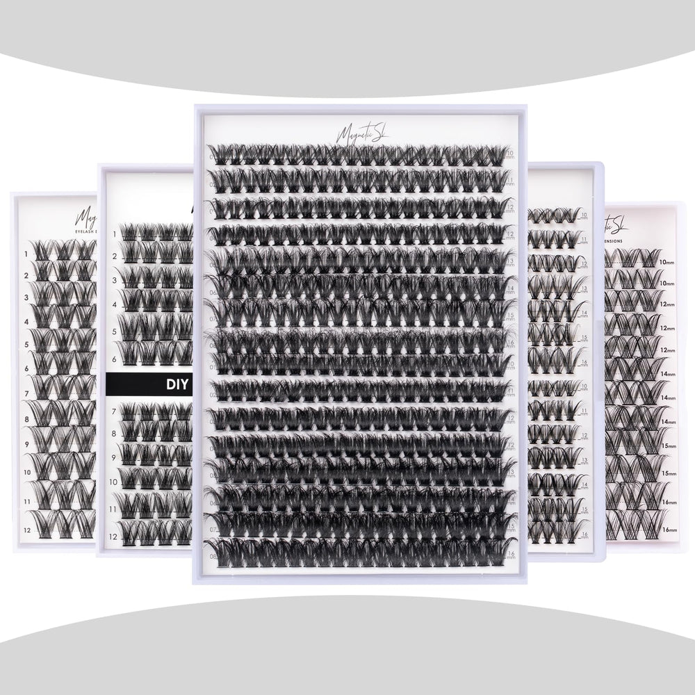 Magnetic SL eyelash tweezers for precise lash placement