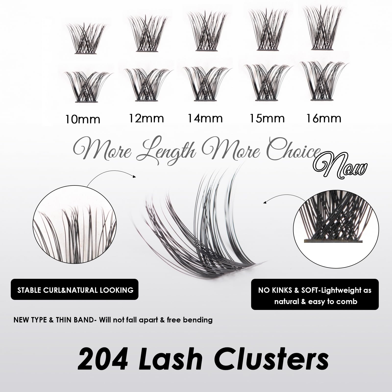 Magnetic SL vegan matte-dark finish lashes feel lightweight