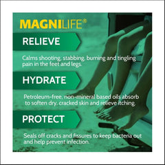 Two MagniLife DB foot cream jars in a pack for ongoing relief.