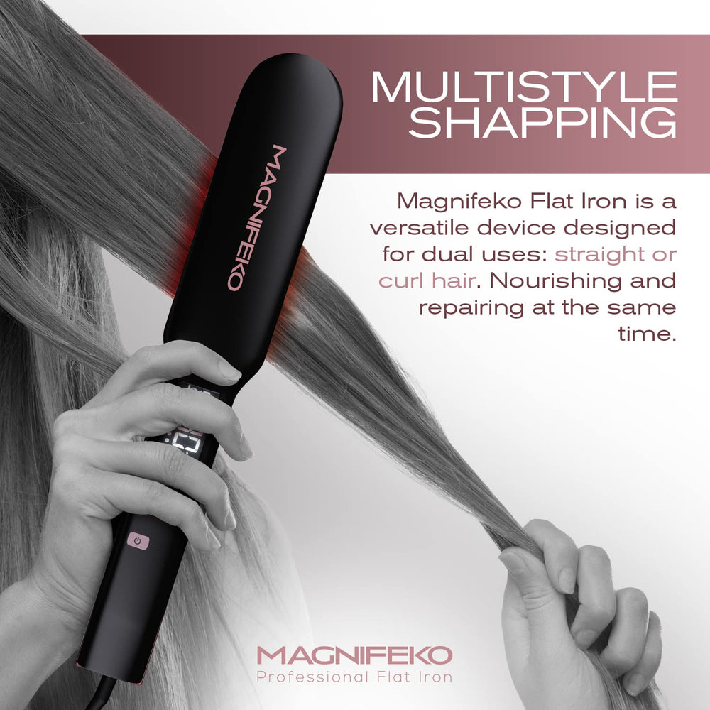 Magnifeko straightener heating quickly for fast styling