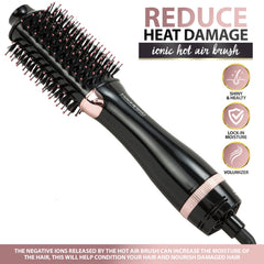 Magnifeko round hair dryer brush delivers volume boost for fuller looks.