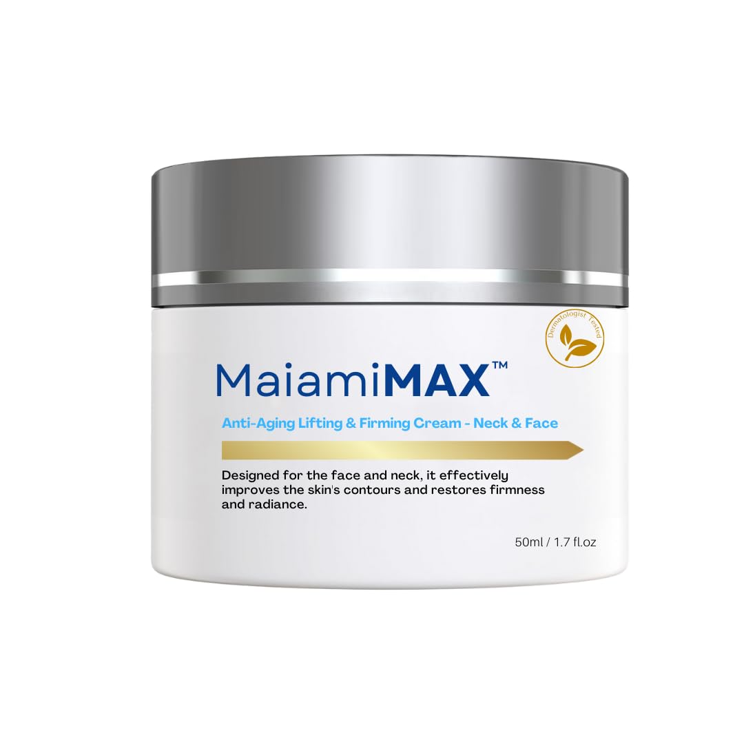MAIAMIMAX Age-Defying Cream jar front view for daily fragrance-free skincare