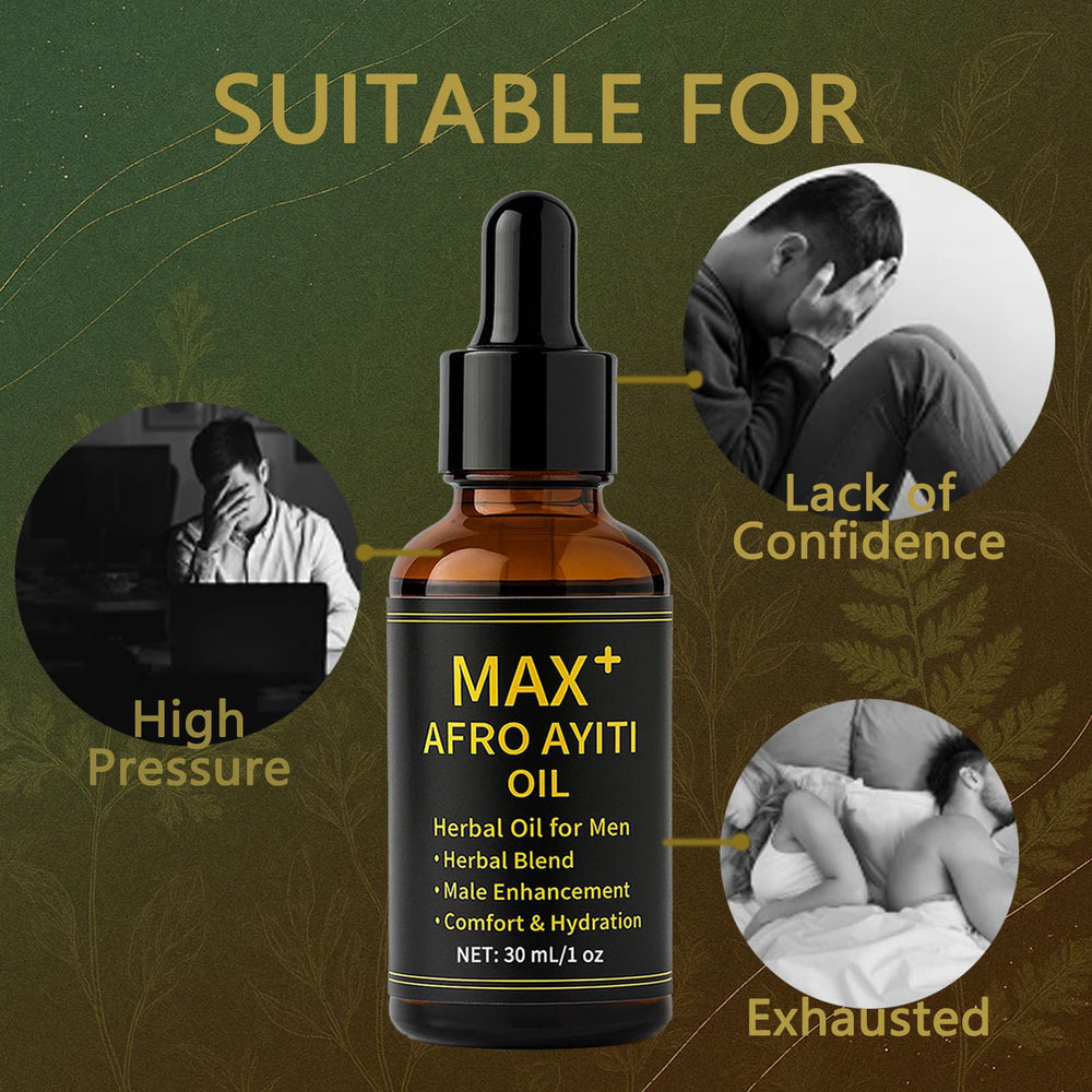 Maidlure Max+ Afro Ayiti Oil deeply moisturizes and hydrates skin.
