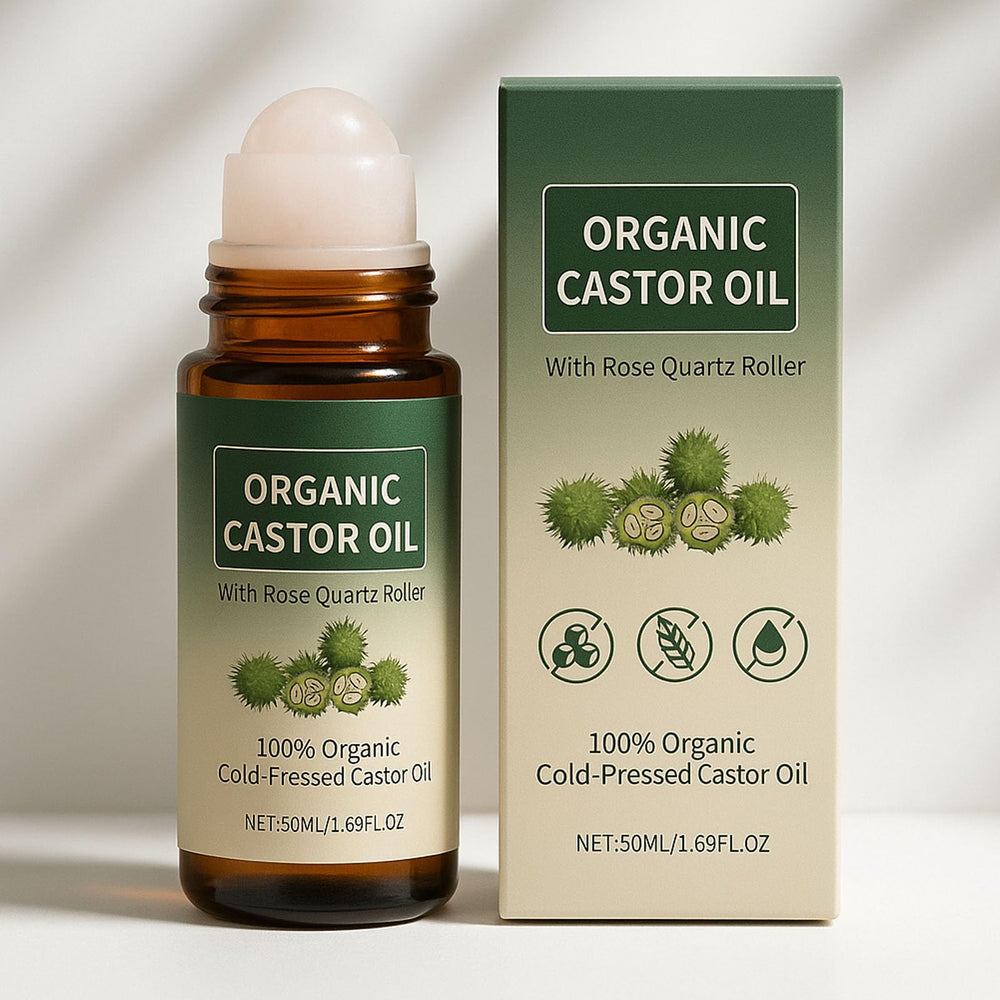 Maidlure organic castor oil packaging ready for daily use