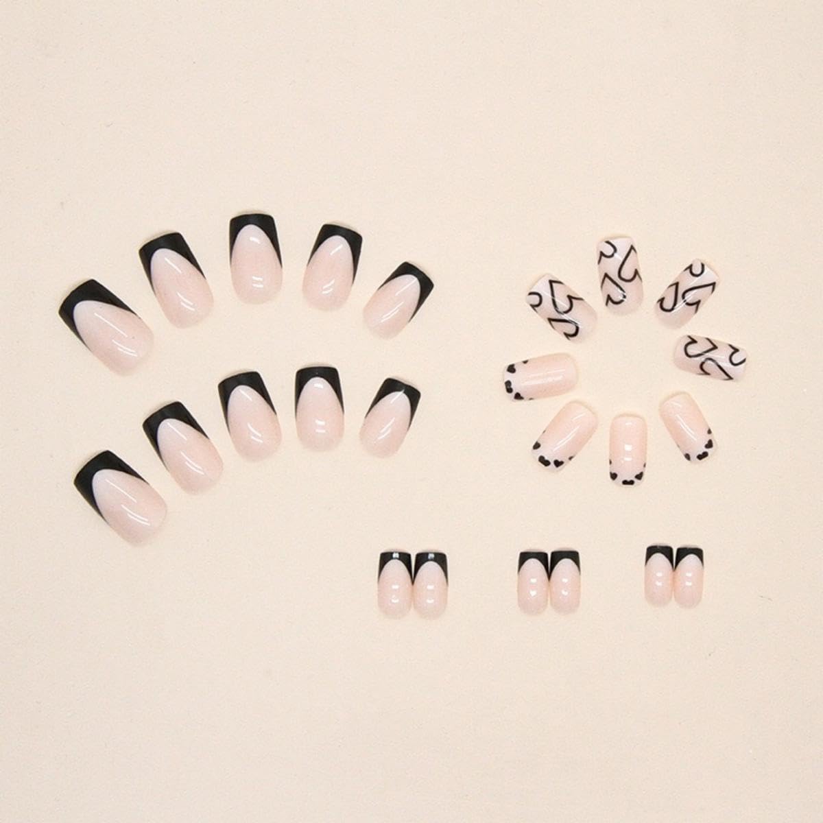 Maigitur adhesive tabs included for quick, secure 24-piece application