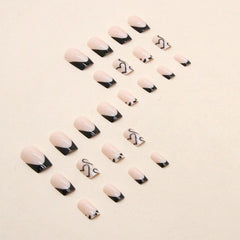 Maigitur white heart design nails offering quick, polish-free style