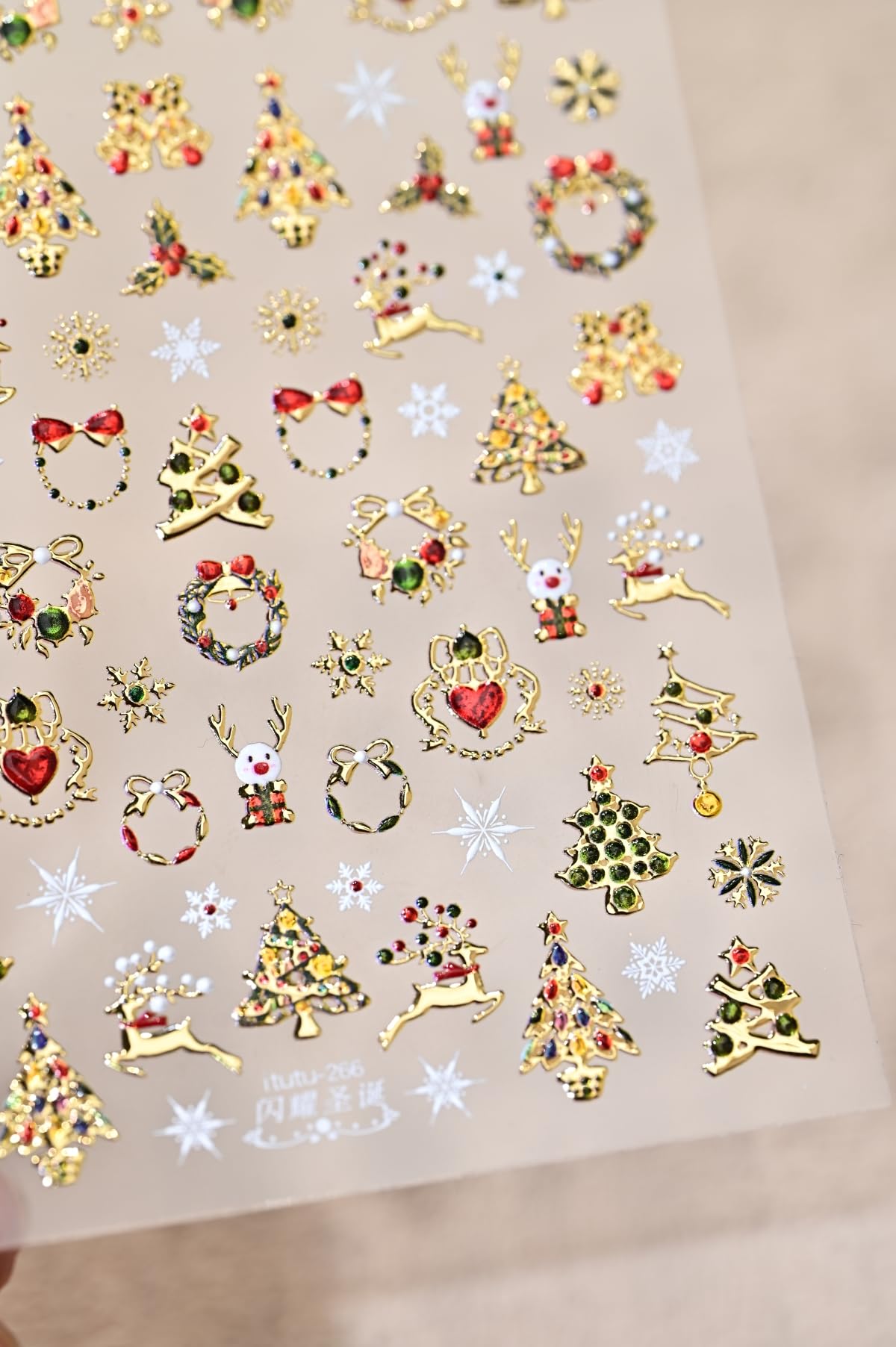 Maigitur winter nail decals for easy, festive decorating