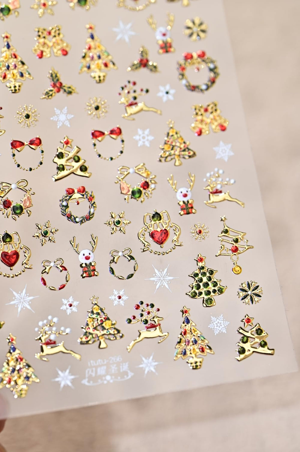 Maigitur winter nail decals for easy, festive decorating