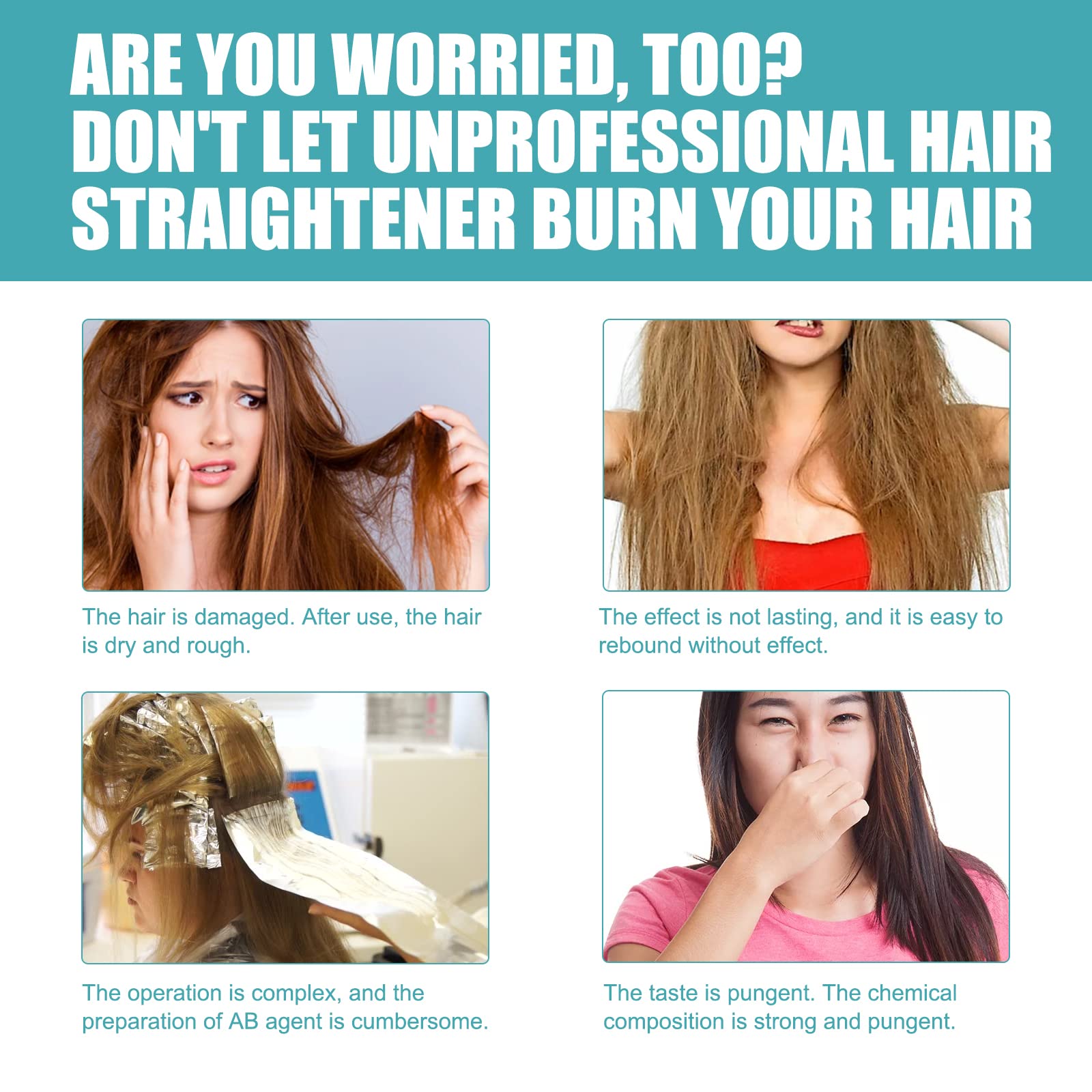 Built-in comb applicator distributes cream evenly through curly hair